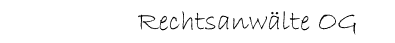 Rechtsanwälte OG